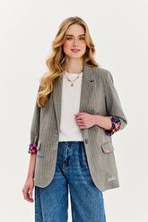 Blooming Elegance blazer